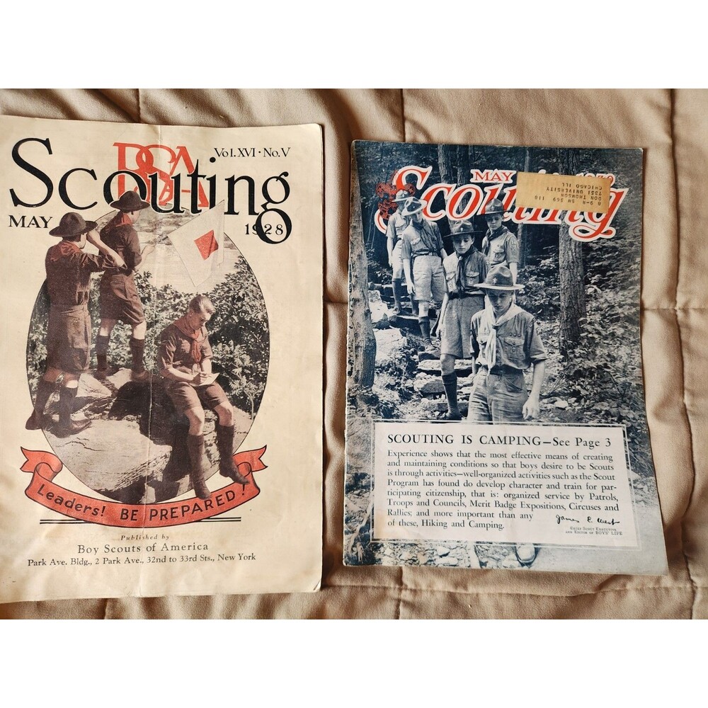 Vintage Boy Scouts Scouting Magazine Lot 1928 1939 Pre-WWII Back Issues BSA